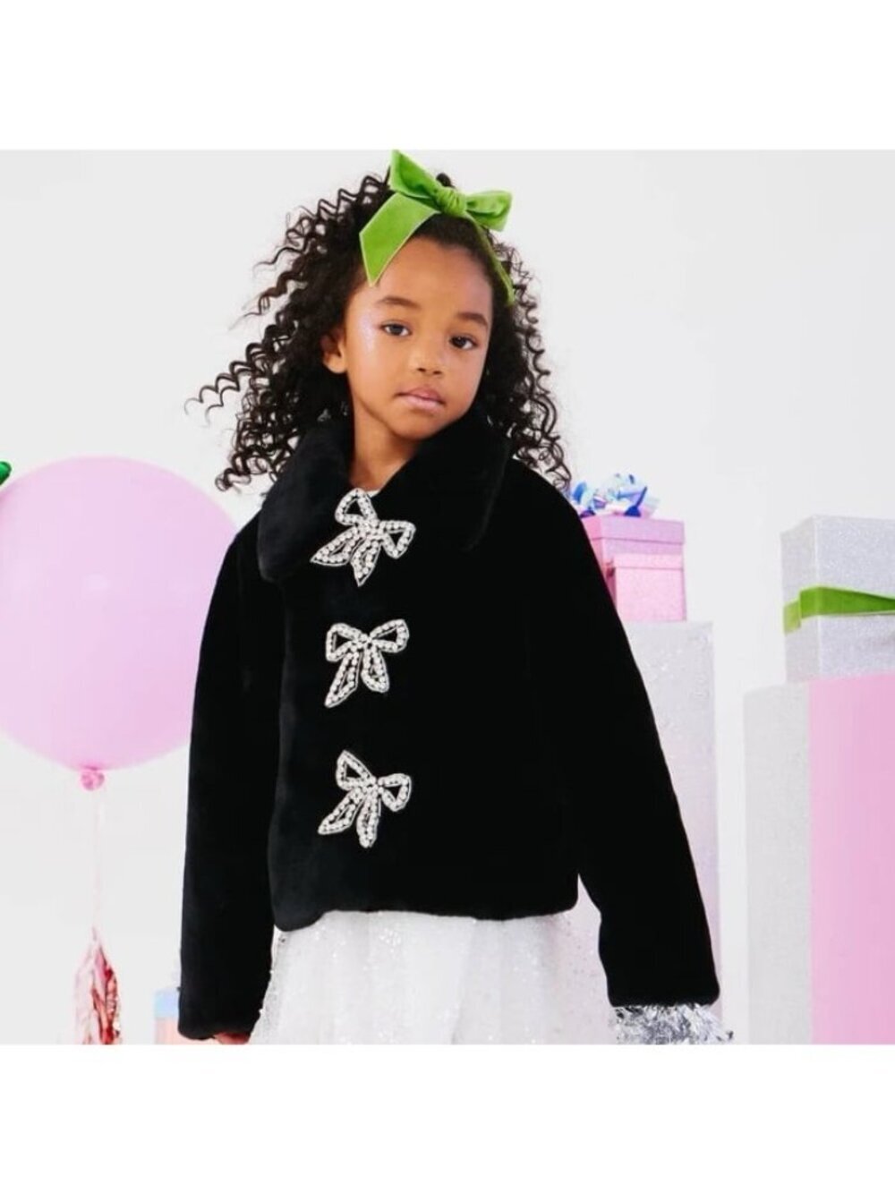NWT Lola + the Boys Audrey faux fur coat
